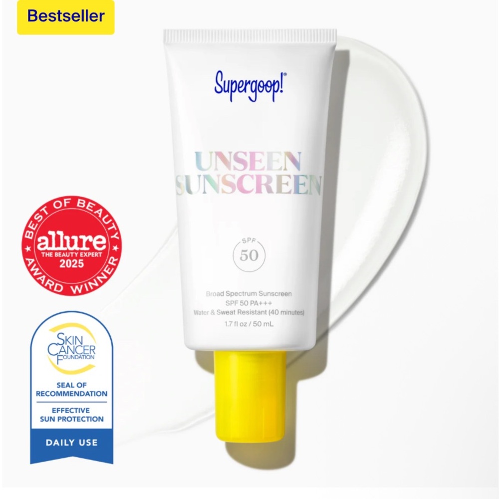 Brand NEW Supergoop! Unseen Sunscreen SPF 50 - NEVER OPENED